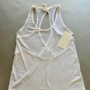 NWT lululemon athletica White Tank Top